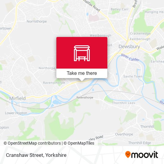 Cranshaw Street map