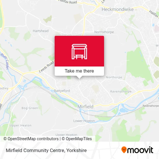 Mirfield Community Centre map
