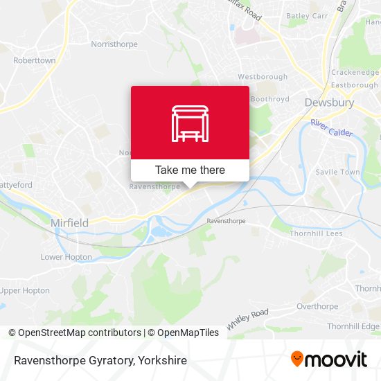 Ravensthorpe Gyratory map