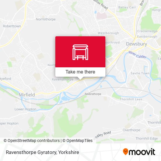 Ravensthorpe Gyratory map