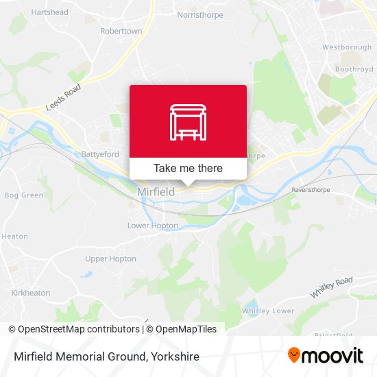 Mirfield Memorial Ground map