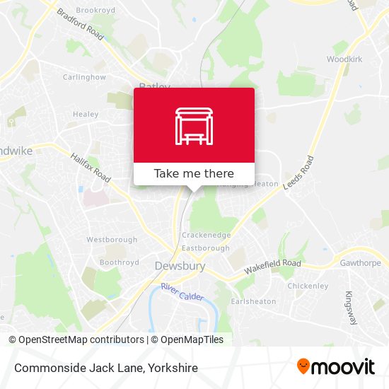 Commonside Jack Lane map