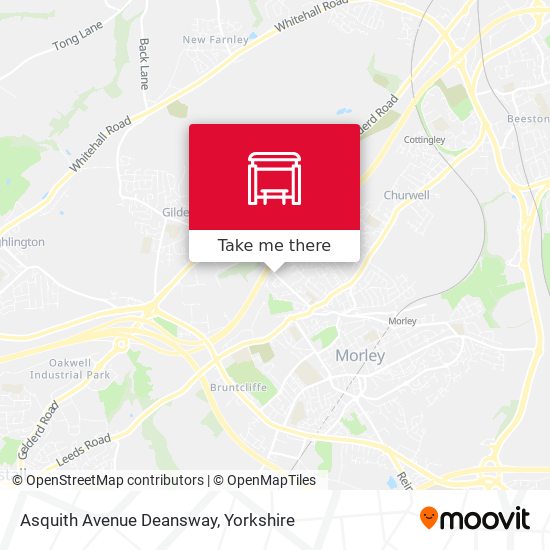 Asquith Avenue Deansway map