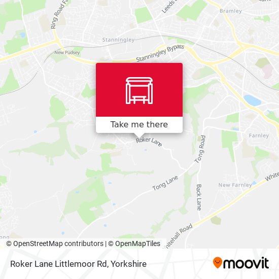 Roker Lane Littlemoor Rd map