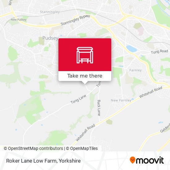 Roker Lane Low Farm map