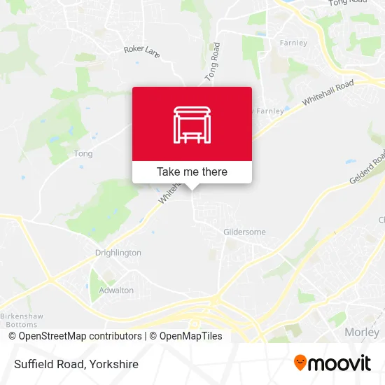 Suffield Road map