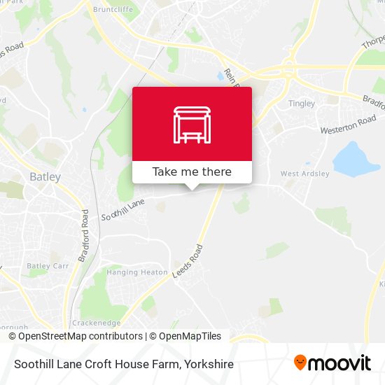Soothill Lane Croft House Farm map