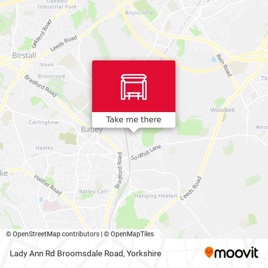 Lady Ann Rd Broomsdale Road map