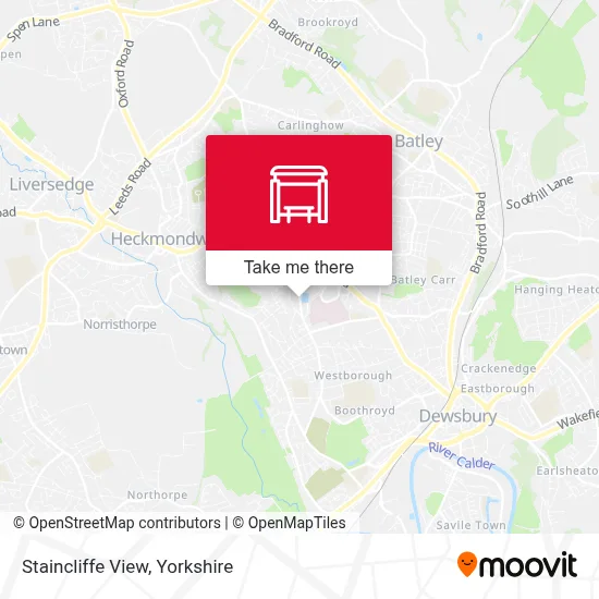 Staincliffe View map