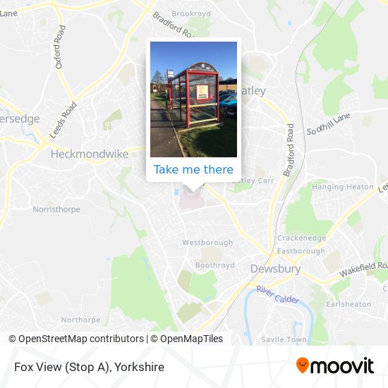 Fox View (Stop A) map