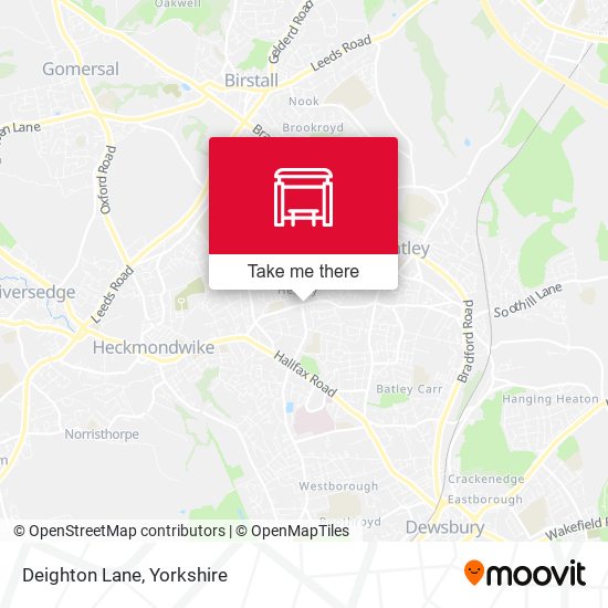 Deighton Lane map