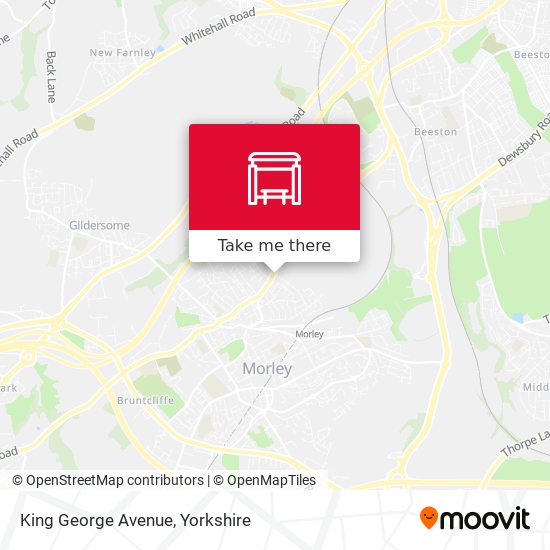 King George Avenue map