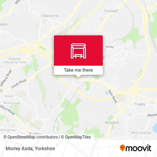 Morley Asda map