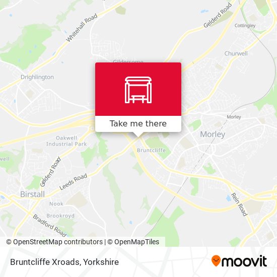 Bruntcliffe Xroads map