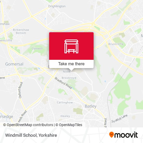 Windmill School map
