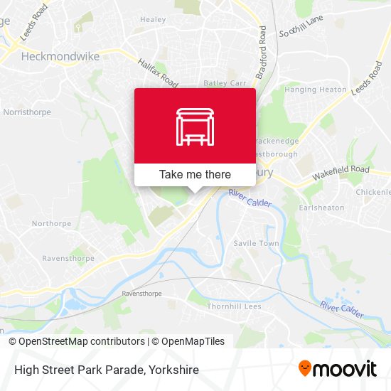 High Street Park Parade map