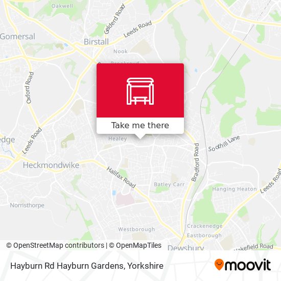 Hayburn Rd Hayburn Gardens map