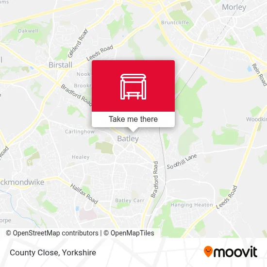 County Close map