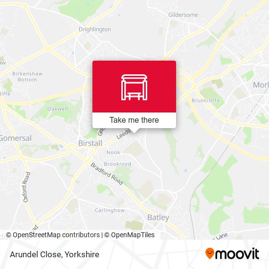 Arundel Close map