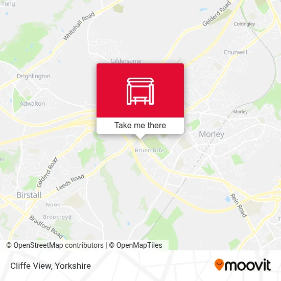 Cliffe View map