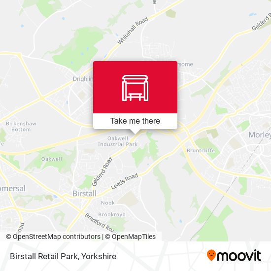 Birstall Retail Park map