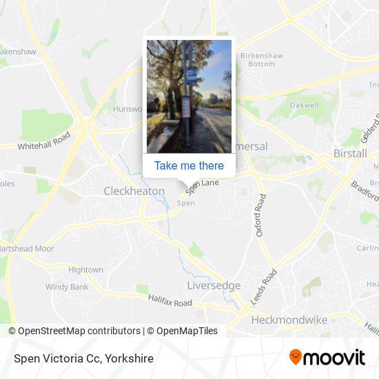 Spen Victoria Cc map