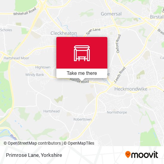 Primrose Lane map