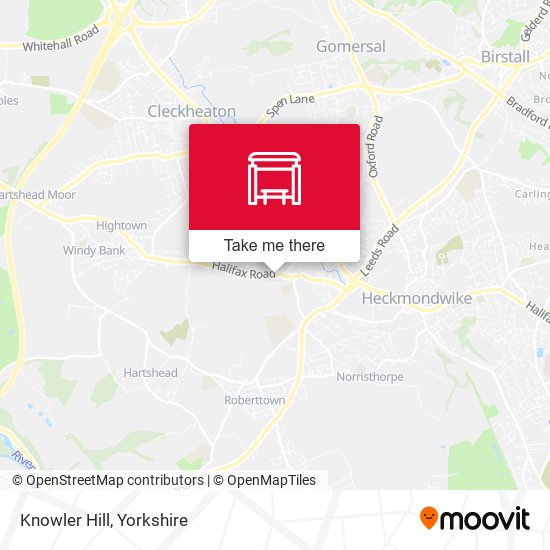Knowler Hill map