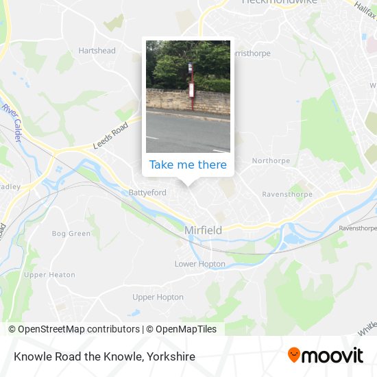 Knowle Road the Knowle map