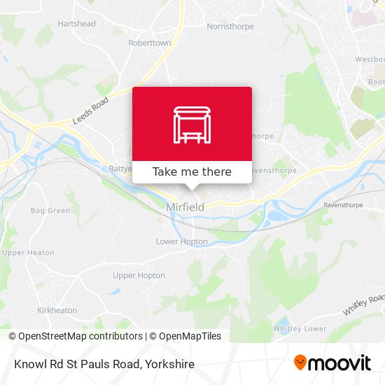 Knowl Rd St Pauls Road map