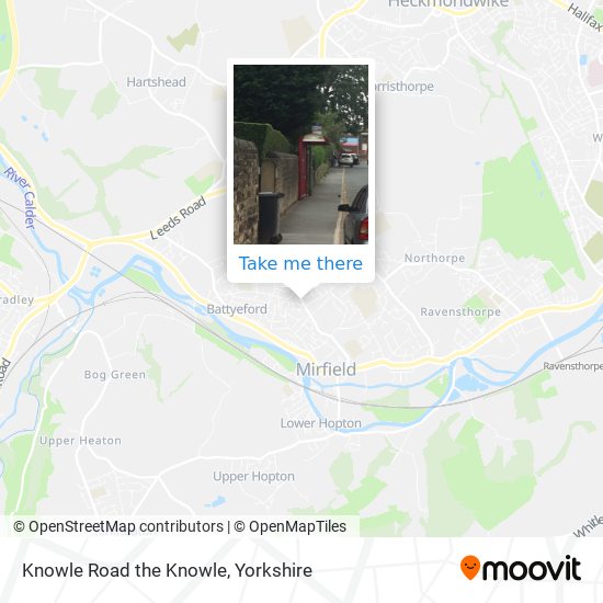 Knowle Road the Knowle map