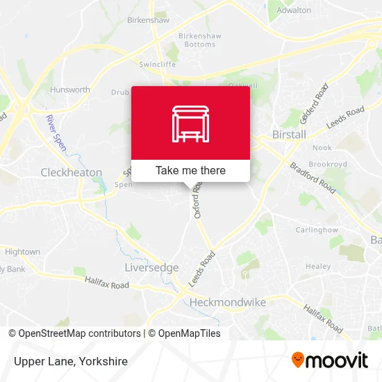 Upper Lane map