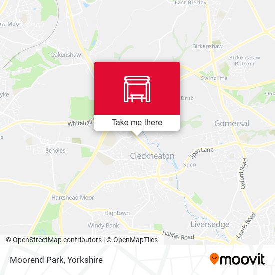 Moorend Park map