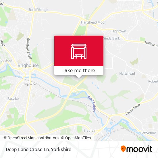 Deep Lane Cross Ln map