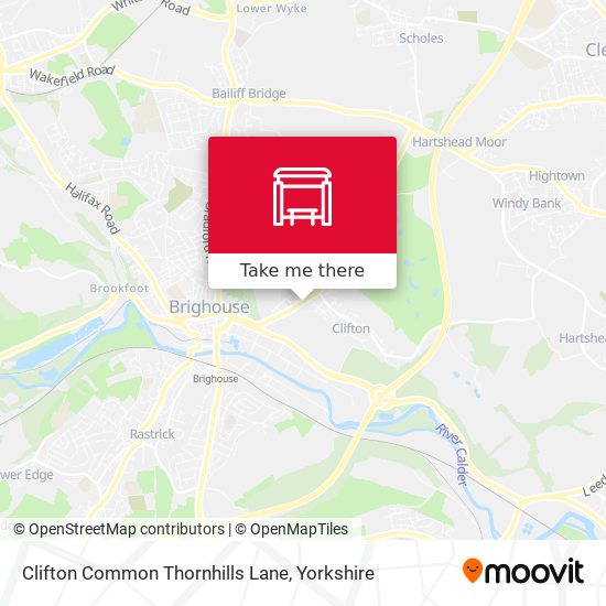 Thornhills Lane map