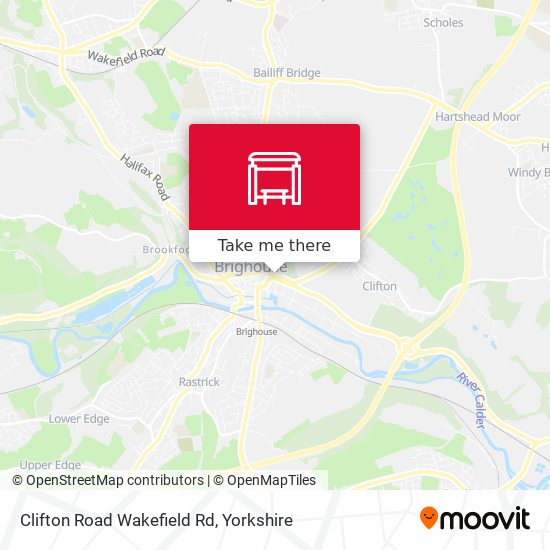 Clifton Road map