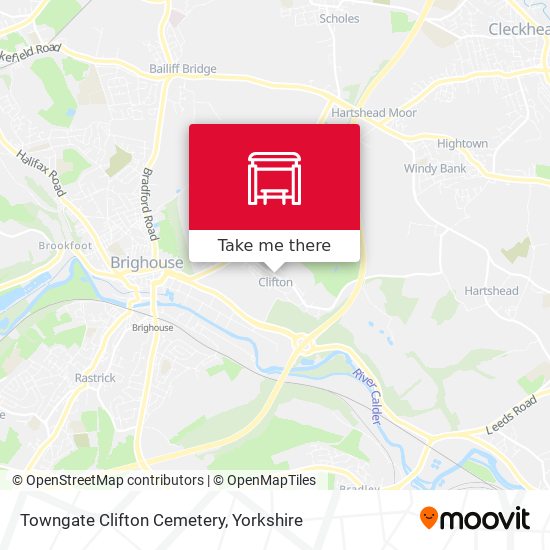 Towngate Clifton Cemetery map