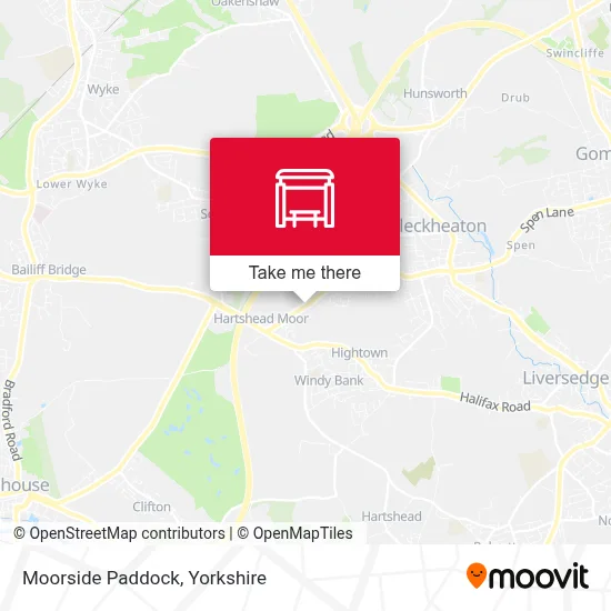 Moorside Paddock map