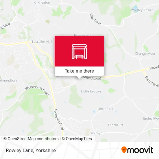 Rowley Lane map