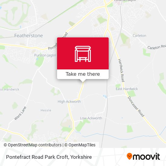 Pontefract Road Park Croft map