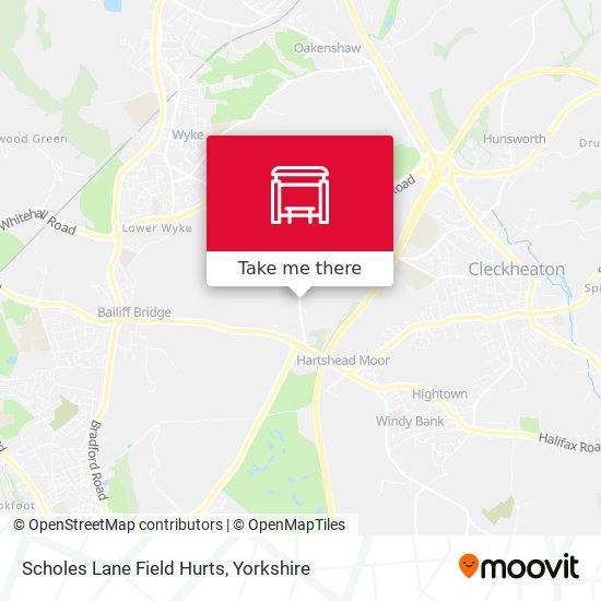 Scholes Lane Field Hurts map