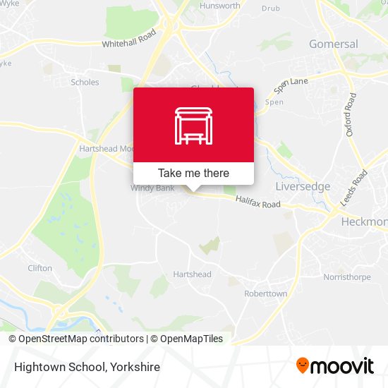 Hightown School map