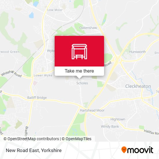 New Road East map