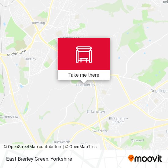 East Bierley Green map