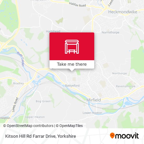 Kitson Hill Rd Farrar Drive map