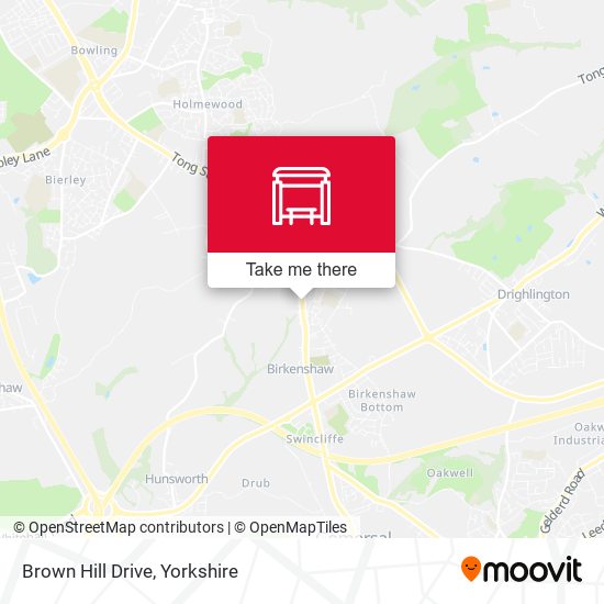 Brown Hill Drive map