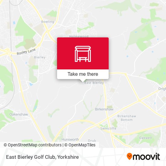East Bierley Golf Club map