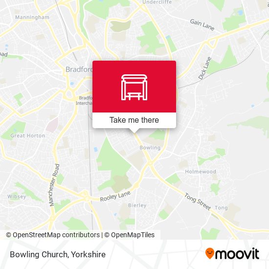 Bowling Church map