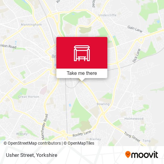 Usher Street map