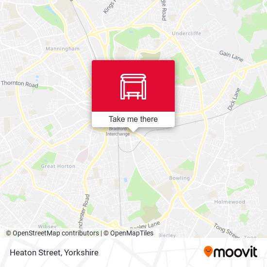 Heaton Street map